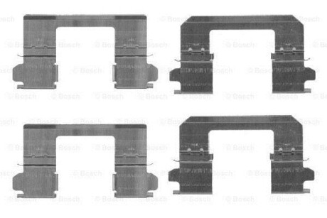 Комплектующие, колодки дискового тормоза - (4100964000) BOSCH 1 987 474 461