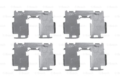 Комплектующие, колодки дискового тормоза - (0440993000, 0494806020, 0494806021) BOSCH 1 987 474 472