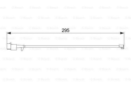 Сигнализатор, износ тормозных колодок - (2991854, 42548209, 42567448) BOSCH 1 987 474 575