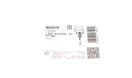 Фото 2 - Датчик зносу гальмівних колодок BOSCH 1 987 474 576 (1987474576)