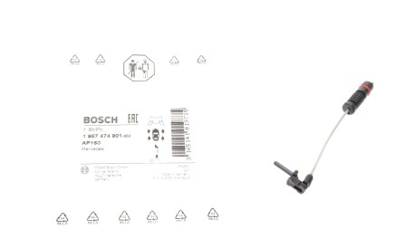 Датчик износа тормозных колодок передних Mercedes E-class (W124) S-class (W140) 91-98 - BOSCH 1 987 474 901