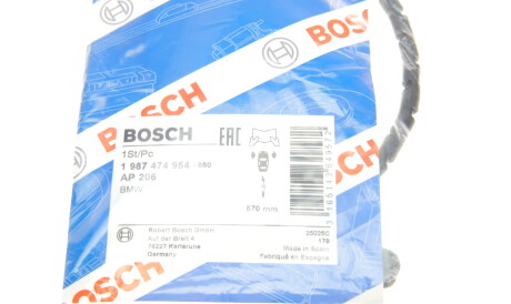 Фото 2 - Датчик износа тормозных колодок BOSCH 1 987 474 954 (1987474954)