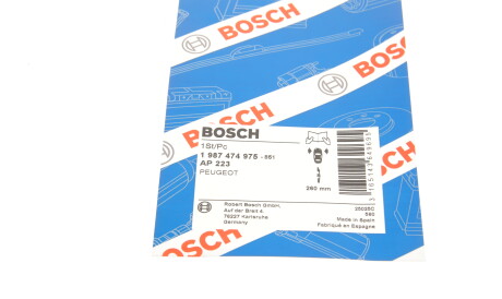 Фото 3 - Датчик износа тормозных колодок BOSCH 1 987 474 975 (1987474975)