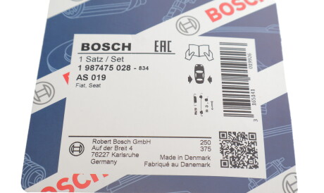 Фото 3 - Комплектуюча колодок BOSCH 1 987 475 028 (1987475028)