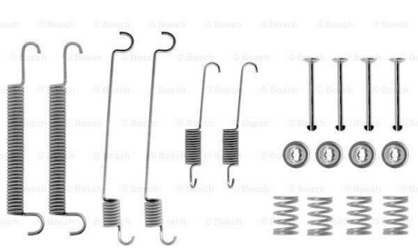 Комплектующие, тормозная колодка - (4210618, 7700618000, 7701203546) BOSCH 1987475051