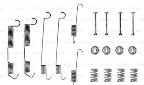 Комплектующие, тормозная колодка - (34211153881, 34211153883, 34211153884) BOSCH 1987475089