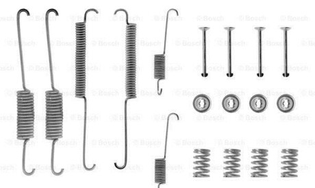 Комплектующие, тормозная колодка - (6530640, 9404308428, 95706400) BOSCH 1987475092