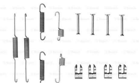 Комплектующие, тормозная колодка - BOSCH 1987475118