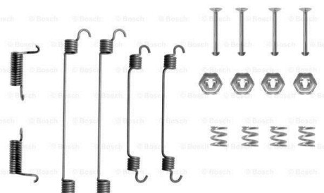Комплектующие, тормозная колодка - BOSCH 1987475125