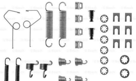 Комплектующие, тормозная колодка - (7701201533, 77O12O1533) BOSCH 1987475152