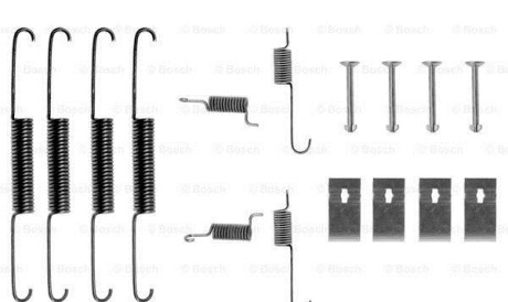 Комплектующие, тормозная колодка - BOSCH 1987475168