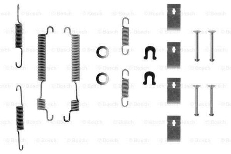 Комплектующие, тормозная колодка - BOSCH 1 987 475 176