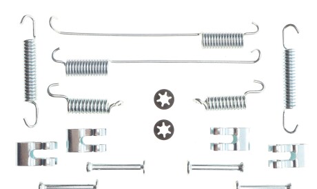 Комплект пружинок колодок ручника Fiat Brava/Bravo 93- (Lockheed) - (9945976, 9945977, 9945981) BOSCH 1 987 475 219