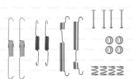 Комплектующие, тормозная колодка - BOSCH 1987475260