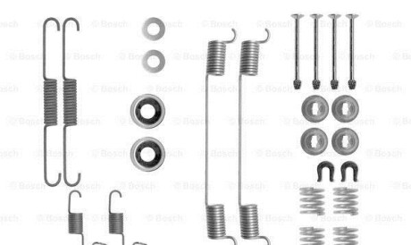 Комплектующие, тормозная колодка - BOSCH 1987475293
