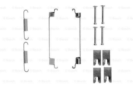 Комплектующие, тормозная колодка - (430865, 430876, 77363848) BOSCH 1 987 475 318