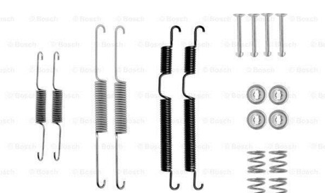 Комплектующие, тормозная колодка - BOSCH 1987475325
