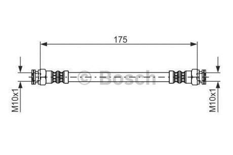 Тормозной шланг - (4806A2) BOSCH 1 987 476 012