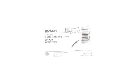 Фото 2 - Тормозной шланг BOSCH 1 987 476 118 (1987476118)