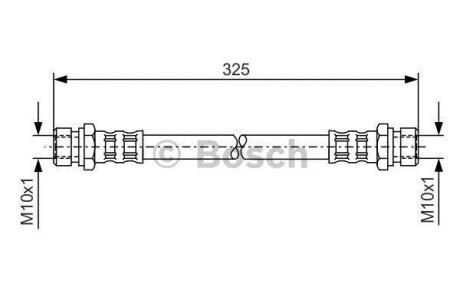 Тормозной шланг - (58732FD100) BOSCH 1 987 476 177