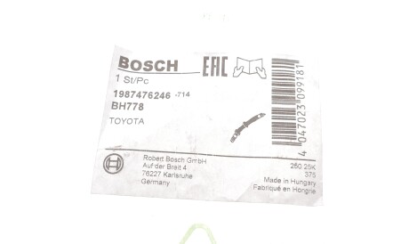 Фото 2 - Тормозной шланг BOSCH 1 987 476 246 (1987476246)