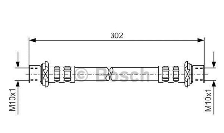 Тормозной шланг - BOSCH 1987476259