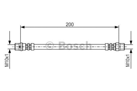Тормозной шланг - BOSCH 1 987 476 403