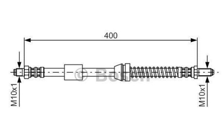 Тормозной шланг - BOSCH 1987476441