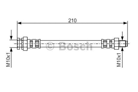 Тормозной шланг - BOSCH 1 987 476 502