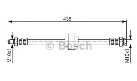 Тормозной шланг - BOSCH 1987476521