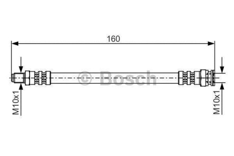 Тормозной шланг - (7586907, 60800372) BOSCH 1 987 476 629