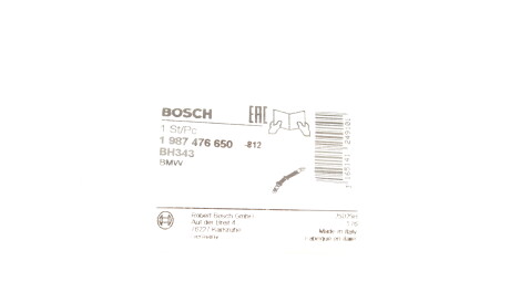 Фото 2 - Гальмівний шланг BOSCH 1 987 476 650 (1987476650)