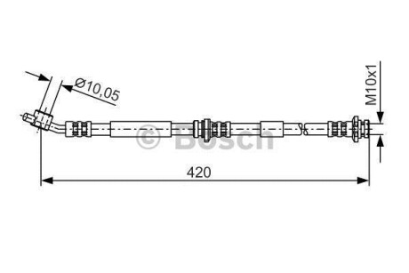 Тормозной шланг - (462102F001, 462102F002) BOSCH 1 987 476 790