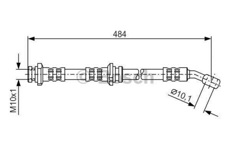 Тормозной шланг - BOSCH 1 987 476 801