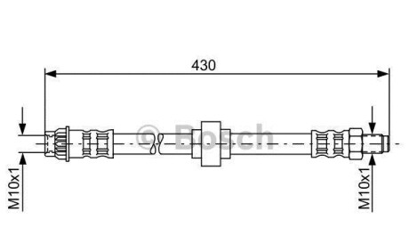 Тормозной шланг - BOSCH 1987476918