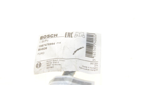 Фото 2 - Гальмівний шланг BOSCH 1 987 476 994 (1987476994)