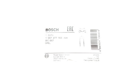 Фото 2 - Трос ручного гальма BOSCH 1 987 477 163 (1987477163)