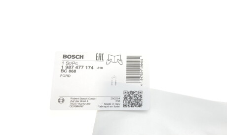 Фото 2 - Трос ручного тормоза BOSCH 1 987 477 174 (1987477174)