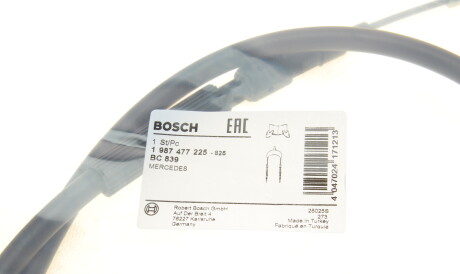Фото 2 - Трос ручного тормоза BOSCH 1 987 477 225 (1987477225)