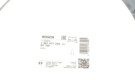 Фото 2 - Трос ручного тормоза BOSCH 1 987 477 250 (1987477250)