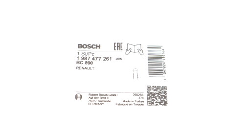 Фото 2 - Трос ручного тормоза BOSCH 1 987 477 261 (1987477261)