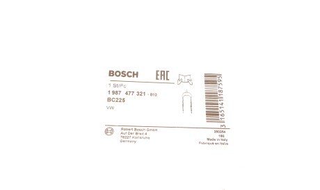 Фото 2 - Трос ручного гальма BOSCH 1 987 477 321 (1987477321)