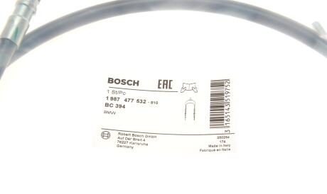 Фото 2 - Трос ручного гальма BOSCH 1 987 477 532 (1987477532)