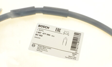 Фото 2 - Трос ручного тормоза BOSCH 1 987 477 690 (1987477690)