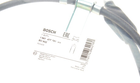 Фото 2 - Трос ручного тормоза BOSCH 1 987 477 791 (1987477791)
