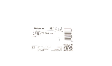 Фото 2 - Трос ручного тормоза BOSCH 1 987 477 880 (1987477880)