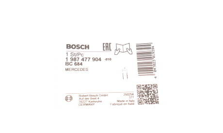 Фото 2 - Трос ручного тормоза BOSCH 1 987 477 904 (1987477904)