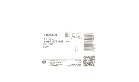 Фото 2 - Трос ручного гальма BOSCH 1 987 477 948 (1987477948)