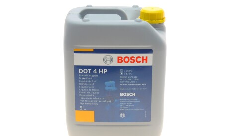 Гальмівна рідина DOT 4 HP 5л - BOSCH 1 987 479 114