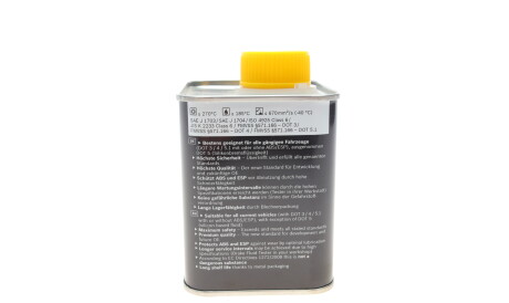 Рідина гальмівна ENV6 BRAKE FLUID, 0,5л - BOSCH 1 987 479 206